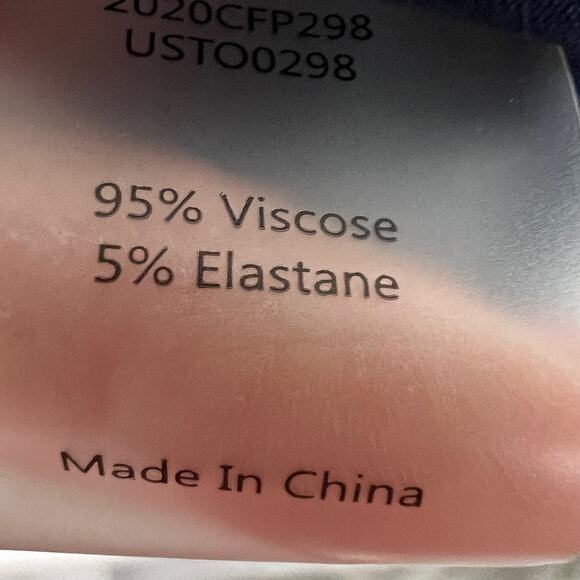 Universal Standard Women's XS Mackaya Luxe Twill Knot Short Sleeve Top Navy Blue - Picture 5 of 6